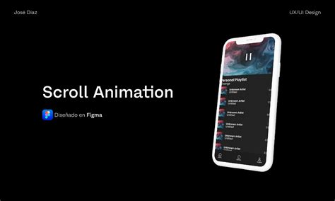 Music Player - Scrolling Animation (Demo) | Figma Community