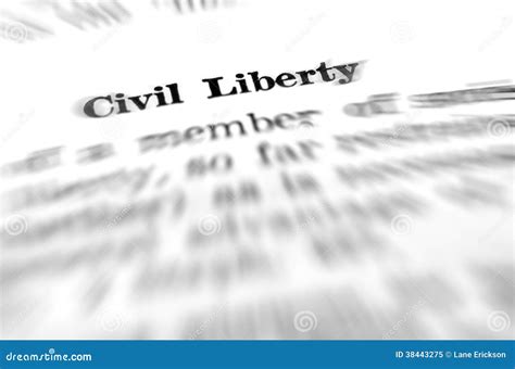 Definition of Civil Liberty and Law Stock Image - Image of immoral ...