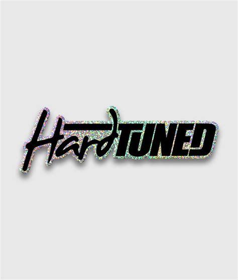 HardTuned – HardTuned Glitter Classic Sticker – JDM Clothing Store