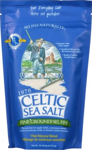 Celtic Fine Ground Sea Salt, 16 oz - Pick ‘n Save