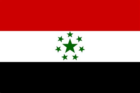 Flag of (a greater) United Arab Republic(nasser's vision) : r/vexillology