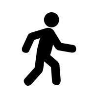 Man Walking Logo