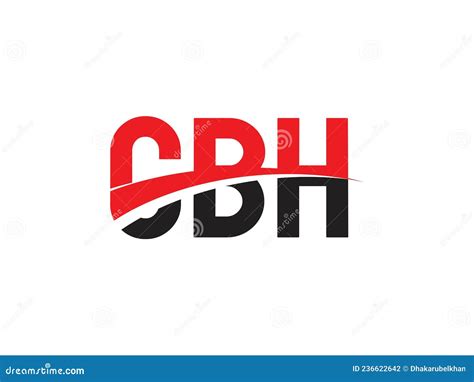 CBH Letter Initial Logo Design Vector Illustration Stock Vector - Illustration of logo, font ...