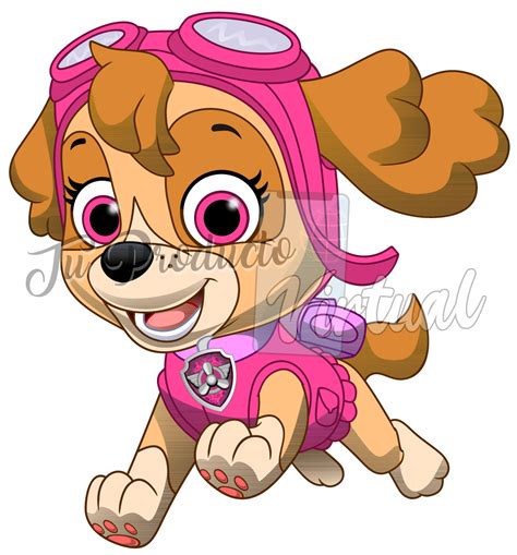 Skye Paw Patrol png y vector en illustrator | Paw patrol png ...