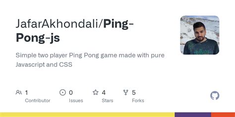 GitHub - JafarAkhondali/Ping-Pong-js: Simple two player Ping Pong game ...