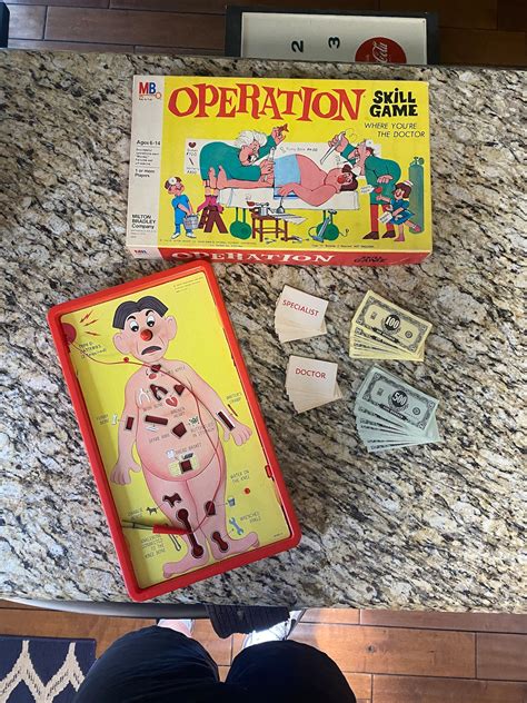 Operation Board Game 1965 Vintage | Etsy