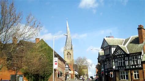 Chesterfield, England, view from bus - YouTube