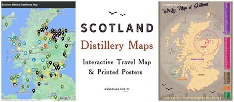 Scotland Whisky Distillery Map