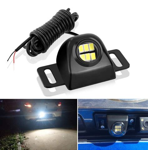 12V Car Reverse Light Bulb 3030 6LED Backup Parking LED Light Lamp Wat