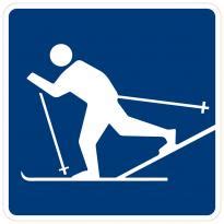 Cross-Country Skiing Symbol - Tran Sign