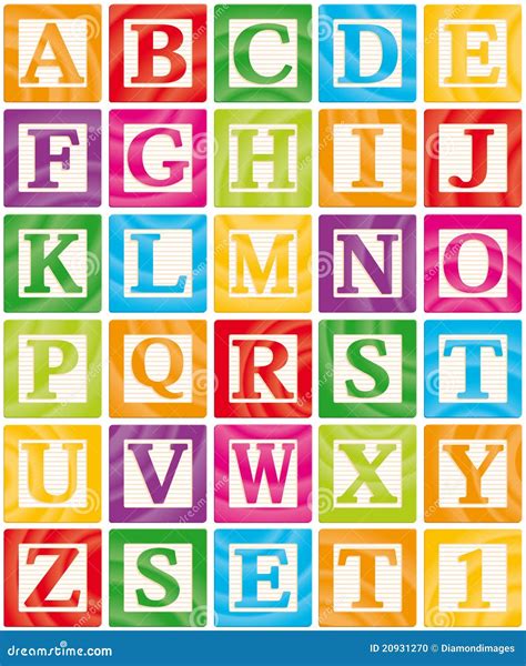 Baby Block Clipart Alphabet