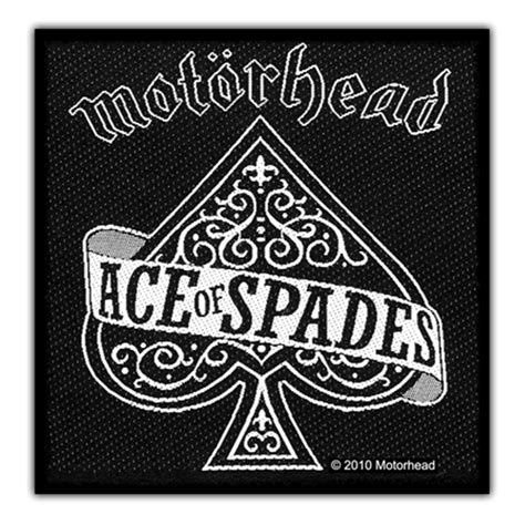 Motorhead Ace Of Spades Patch Swag | Loudtrax