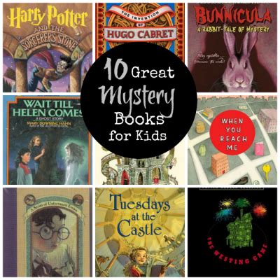 10 Great Mystery Books for Kids - Crazy Little Projects