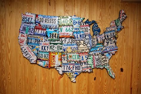 Handmade License Plate Art by The Junk Bunk | CustomMade.com