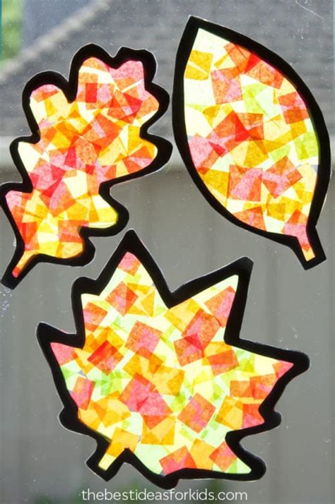 Leaf Suncatcher Craft - The Best Ideas for Kids