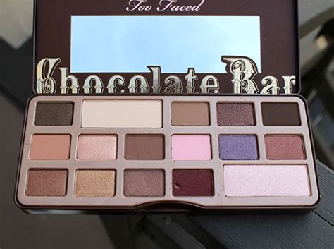 Too Faced Chocolate Bar Swatches and Review