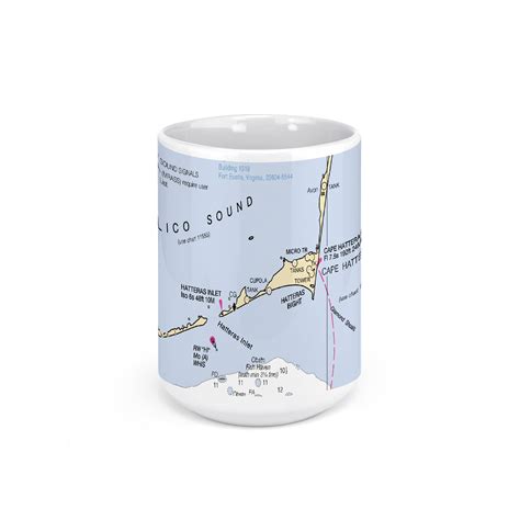 Pamlico Sound, North Carolina, USA NOAA Nautical Charts Chart Mug · Chart Mugs