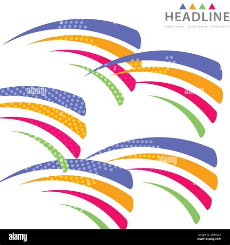 Colorful headline background template Stock Vector Image & Art - Alamy