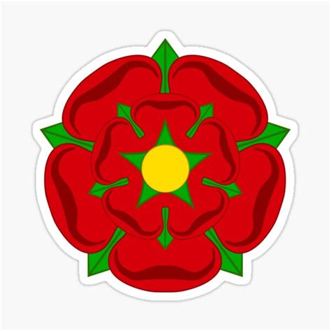 "Lancashire County Flag" Sticker for Sale by SolarCross | Redbubble