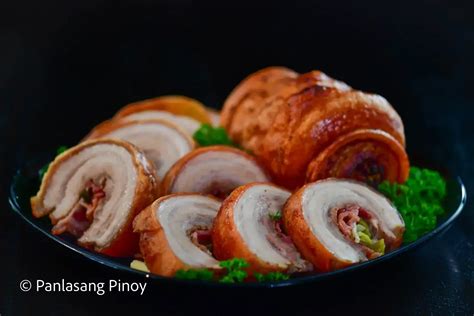 Crispy Lechon Belly with Bacon - Panlasang Pinoy