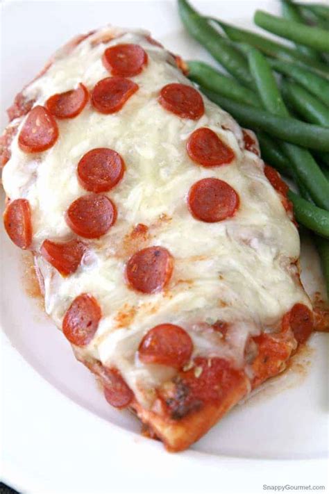 Easy Pizza Chicken Recipe (Low Carb Baked Chicken) - Snappy Gourmet