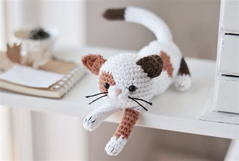 Crochet Calico Cat Pattern Amigurumi Spotted Kitten Tutorial - Etsy Canada