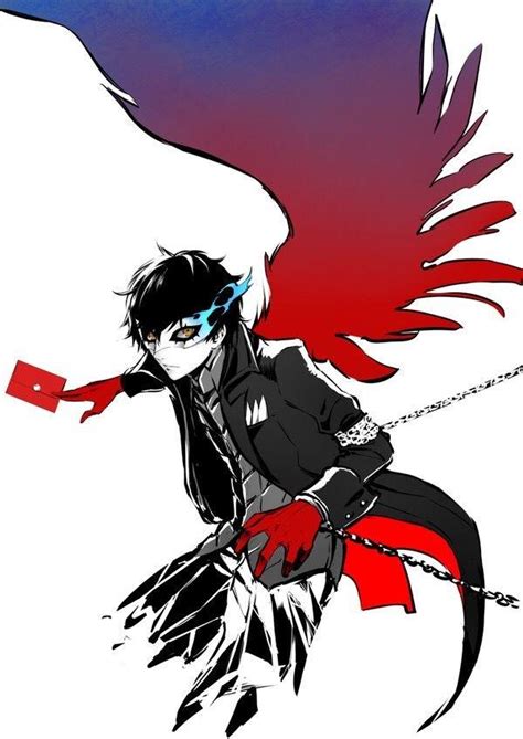 P5 Joker art (source below) : r/PERSoNA