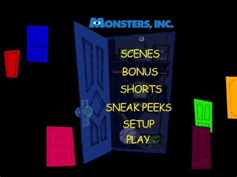 Monsters, Inc. DVD Menu Update 1 by shenson202 on DeviantArt