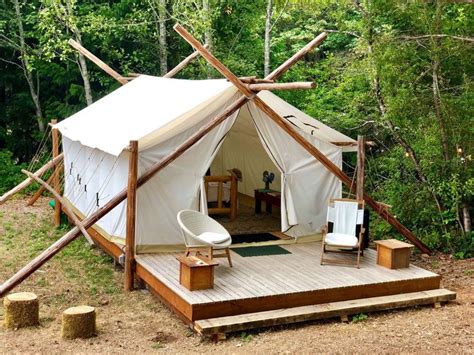 Glamping Tent with Beach Access nel 2020 | Case di legno piccole, Case ...