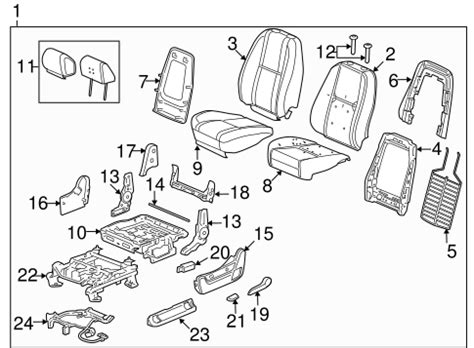 FRONT SEAT COMPONENTS for 2008 Chevrolet Silverado 1500