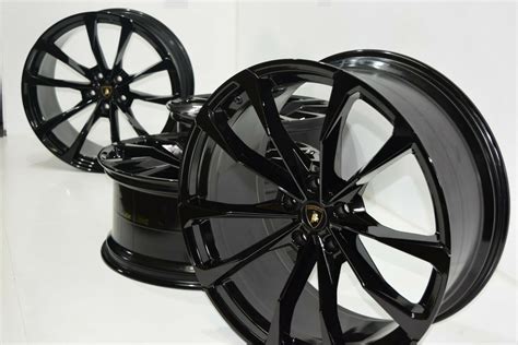 23″ LAMBORGHINI URUS Factory OEM AUTHENTIC BLACK WHEELS RIMS rims 23 ...