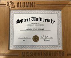 MSSU Alumni Diploma Frame | Missouri Southern State University Bookstore