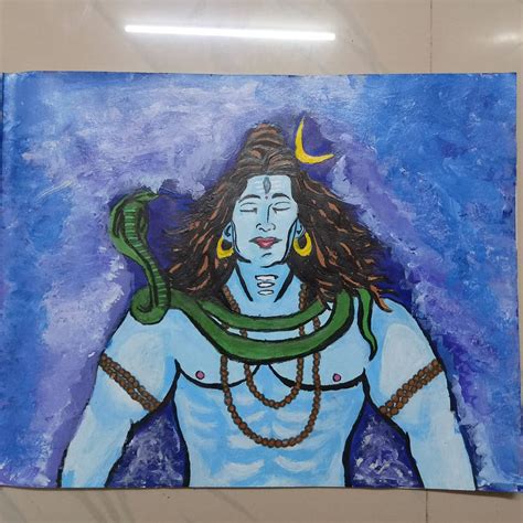 Lord shiva painting by LeonSri on DeviantArt