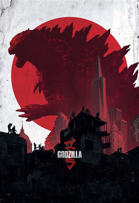 New poster without text | Godzilla 2014 movie, Godzilla, Movie posters