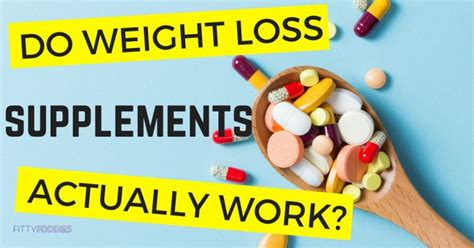 Do Weight Loss Supplements Actually Work? - FittyFoodies