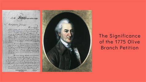 The Significance of the 1775 Olive Branch Petition - History in Charts