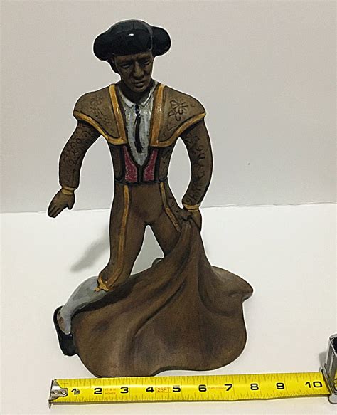 Vintage Tall Matador Bull Fighter Ceramic Statue Collectable - Etsy