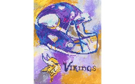 Diamond Art Kit 10x12" NFL Team Minnesota Vikings, 1 - Foods Co.