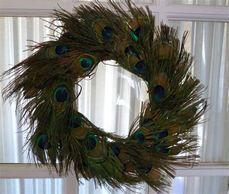 Make it easy crafts: Easy Peacock feather wreath