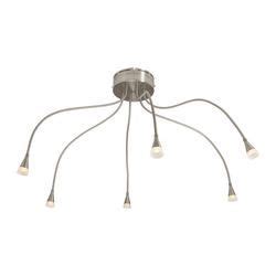 TIVED LED spotlight, nickel plated Max. height: 28 " Base diameter: 7 " Max. height: 72 cm Base ...