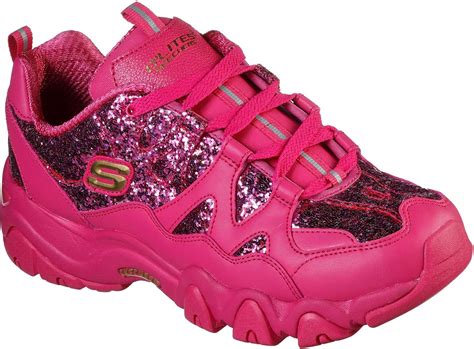 Skechers DLites 2-0 Sun Crystals Baskets tendance pour femme, rose ...