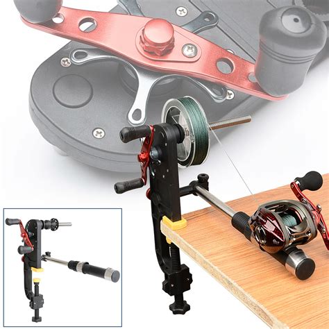 Portable Fishing Line Winder Tool Reel Spooler Spool Double-Way Winding Machine | eBay