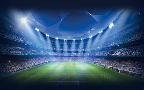 HD wallpaper: Champions League Stadium, football field, champions ...