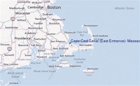 Cape Cod Canal (East Entrance), Massachusetts Tide Station Location Guide