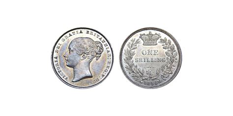 Victoria, Silver Shilling,1851 - JNCoins