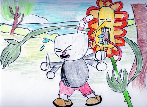 Cuphead and Cagney Carnation by gustavocalvo on DeviantArt