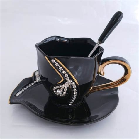 Diamonds Design Coffee Mug Creative Gift Lovers Tea Cups 3D Ceramic ...