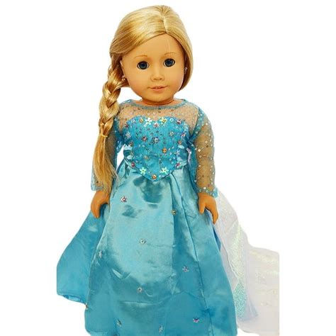 My Brittany's Elsa Inspired Dress for American Girl Dolls and My Life ...