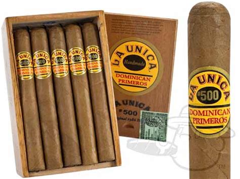 La Unica #500 Natural 5 1/2 x 42—Box - 20 Total Cigars - Best Cigar Prices