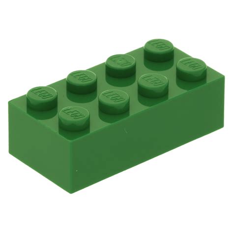 LEGO part 3001 - Green Brick 2 x 4 at BrickScout